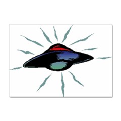 Alien Unidentified Flying Object Ufo Sticker A4 (100 Pack) by Sarkoni