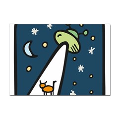 Ufo Alien Unidentified Flying Object Sticker A4 (100 Pack) by Sarkoni