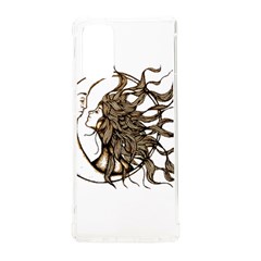 Psychedelic Art Drawing Sun And Moon Head Fictional Character Samsung Galaxy Note 20 Tpu Uv Case by Sarkoni