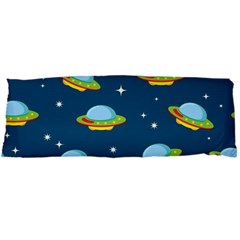 Seamless Pattern Ufo With Star Space Galaxy Background Body Pillow Case Dakimakura (two Sides) by Bedest