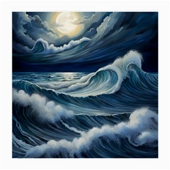 Waves Storm Sea Medium Glasses Cloth (2 Sides)