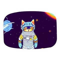 Cat Astronaut Space Retro Universe Mini Square Pill Box by Bedest
