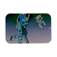 Astronaut Cat Retro Cute Alien Open Lid Metal Box (silver)   by Bedest