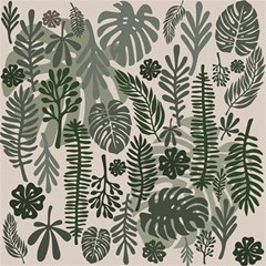 Plants Leaves Boho Botany Foliage Play Mat (rectangle) by Bedest