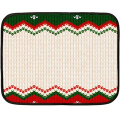 Merry Christmas Happy New Year Fleece Blanket (mini)