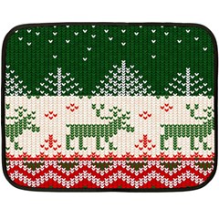 Merry Christmas Ugly Two Sides Fleece Blanket (mini)