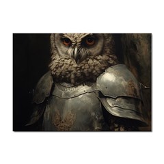 Owl Knight Sticker A4 (10 Pack) by goljakoff