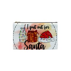 Santa Cookies Christmas Cosmetic Bag (small) by Sarkoni