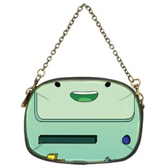 Adventure Time Bmo Beemo Green Chain Purse (two Sides)