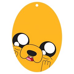 Adventure Time Cartoon Face Funny Happy Toon Uv Print Acrylic Ornament Oval by Bedest