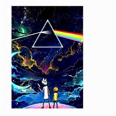 Trippy Kit Rick And Morty Galaxy Pink Floyd Large Garden Flag (two Sides) by Bedest