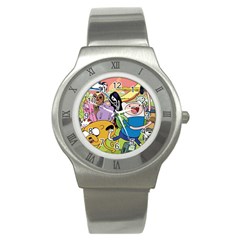 Adventure Time Finn  Jake Stainless Steel Watch