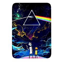 Trippy Kit Rick And Morty Galaxy Pink Floyd Rectangular Glass Fridge Magnet (4 Pack)