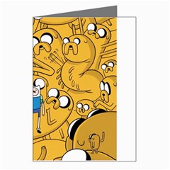 Adventure Time Finn Jake Cartoon Greeting Card