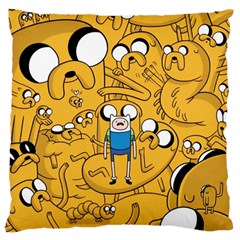 Adventure Time Finn Jake Cartoon Large Cushion Case (two Sides)