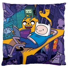 Adventure Time Finn  Jake Marceline Large Premium Plush Fleece Cushion Case (one Side)