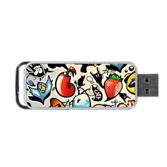 Art Book Gang Crazy Graffiti Supreme Work Portable Usb Flash (one Side) by Bedest