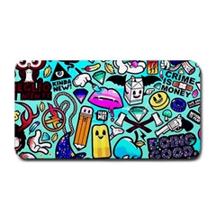 Graffiti Pop Art Crazy Retro Medium Bar Mat