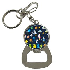 Big Set Cute Astronauts Space Planets Stars Aliens Rockets Ufo Constellations Satellite Moon Rover V Bottle Opener Key Chain by Hannah976