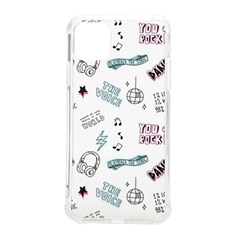 Music Themed Doodle Seamless Background Iphone 11 Pro Max 6 5 Inch Tpu Uv Print Case by Hannah976