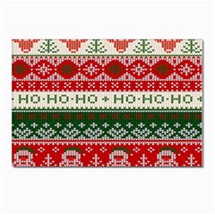 Ugly Sweater Merry Christmas  Postcard 4 x 6  (pkg Of 10) by artworkshop