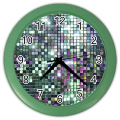 Disco Mosaic Magic Color Wall Clock