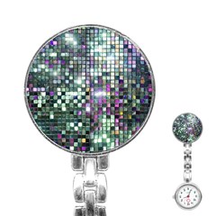 Disco Mosaic Magic Stainless Steel Nurses Watch by essentialimage365