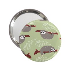 Sloths Pattern Design 2 25  Handbag Mirrors by Hannah976