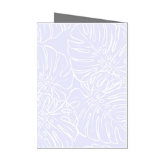 Tropical Monstera Mini Greeting Cards (pkg Of 8) by ConteMonfrey