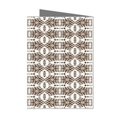 Brown Snake Skin Mini Greeting Cards (pkg Of 8) by ConteMonfrey