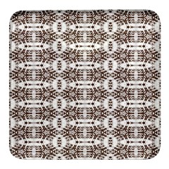 Brown Snake Skin Square Glass Fridge Magnet (4 Pack) by ConteMonfrey