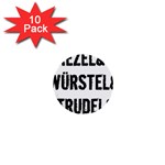 Its A German Thing bier brezel wurstel strudel schnitzel 1  Mini Buttons (10 pack)  Front