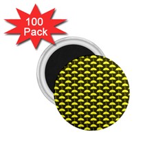 Under My Little Yellow Umbrella 1 75  Magnets (100 Pack)  by ConteMonfrey