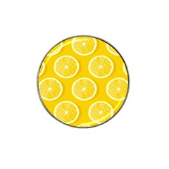 Lemon Fruits Slice Seamless Pattern Hat Clip Ball Marker (10 Pack) by Ravend