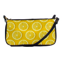 Lemon Fruits Slice Seamless Pattern Shoulder Clutch Bag