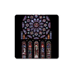 Photos Chartres Rosette Cathedral Square Magnet