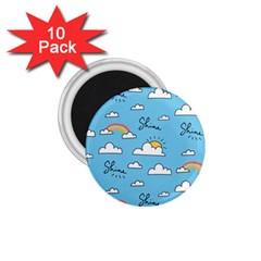 Sky Pattern 1 75  Magnets (10 Pack)  by Apen