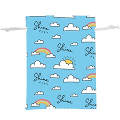 Sky Pattern Lightweight Drawstring Pouch (xl) by Apen