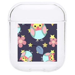 Owl Stars Pattern Background Hard Pc Airpods 1/2 Case by Apen