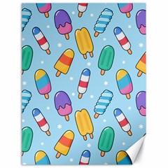 Cute Kawaii Ice Cream Seamless Pattern Canvas 18  X 24  by Apen