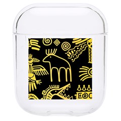 Golden Indian Traditional Signs Symbols Hard Pc Airpods 1/2 Case by Apen