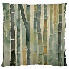 Bamboo Plants Large Cushion Case (two Sides)