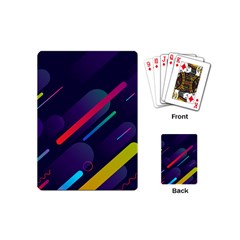 Colorful Abstract Background Playing Cards Single Design (mini)