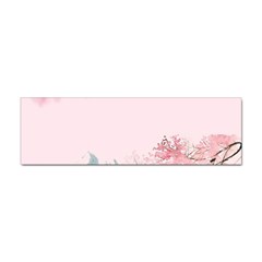 Pink Chinese Style Cherry Blossom Sticker Bumper (10 Pack) by Cendanart