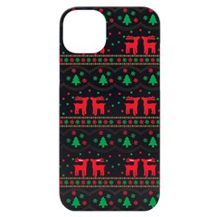 Christmas Iphone 14 Plus Black Uv Print Case by saad11