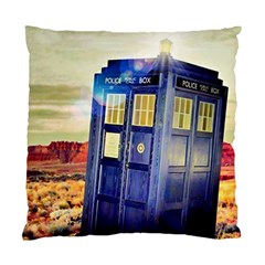 Tardis Wilderness Doctor Who Standard Cushion Case (two Sides)