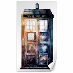 Tardis Doctor Who Canvas 40  X 72  by Cendanart