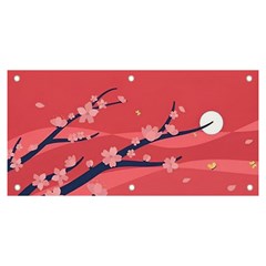 Illustration Minimal Minimalist Scenery Minimalist Japanese Art Banner And Sign 6  X 3  by Bedest