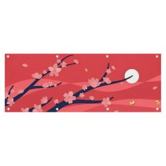 Illustration Minimal Minimalist Scenery Minimalist Japanese Art Banner And Sign 8  X 3  by Bedest