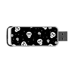 Skull Pattern Portable Usb Flash (one Side)